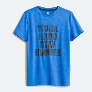 Boys’ Blue Graphic Athletic Performance Tee